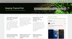 Desktop Screenshot of keepingtropicalfish.co.uk